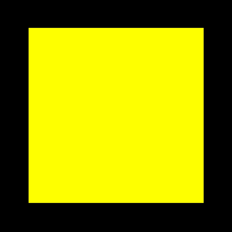 Each square zooms out when a key is pressed. The squares are in the same place.